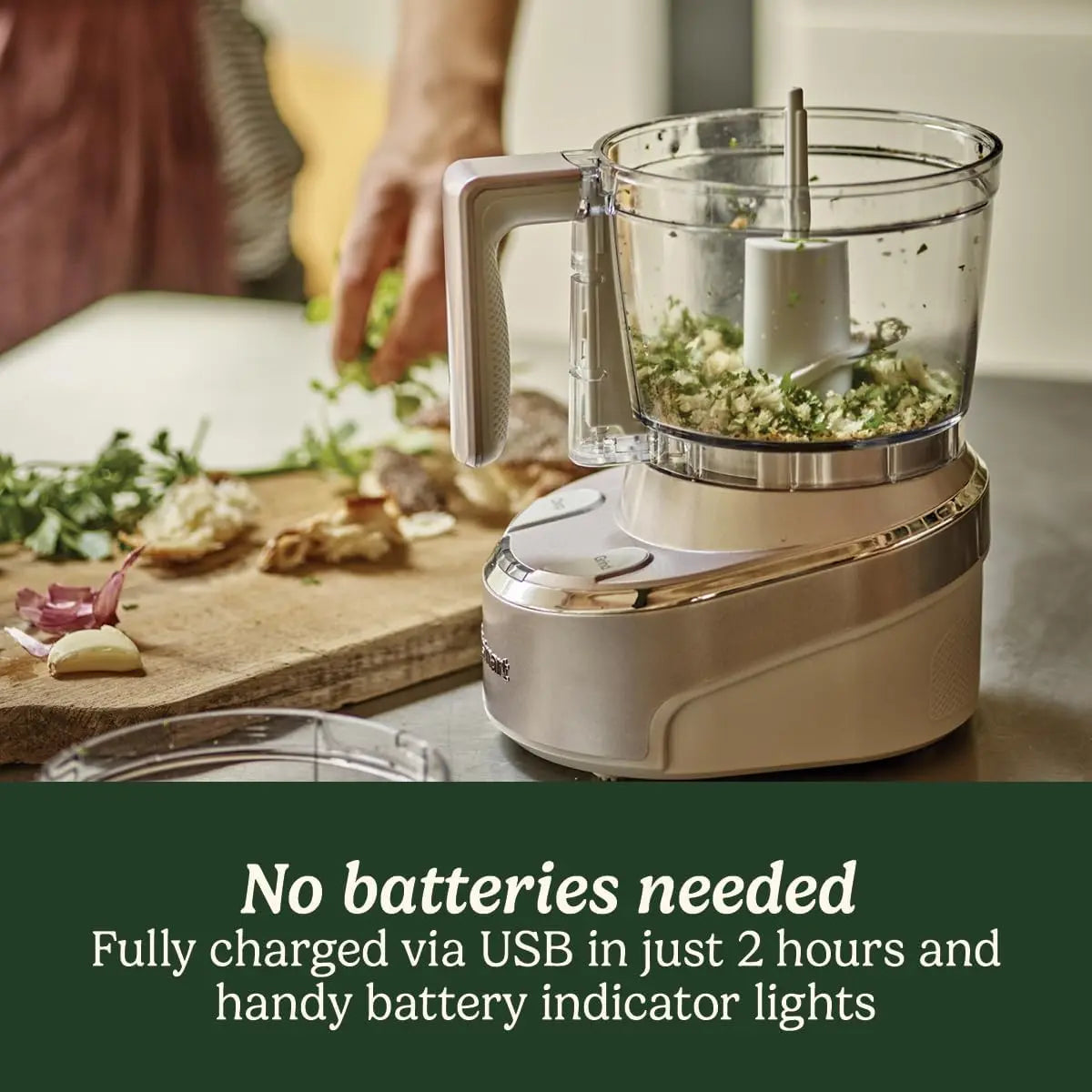 Cuisinart Cordless Prep Pro Chopper Compact Food Processor