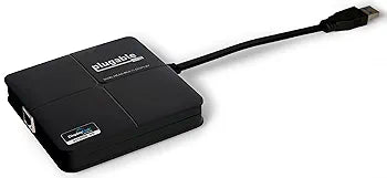 Plugable USB 3.0 Universal Mini Laptop Docking Station for Windows and Mac (Dual Video HDMI and DVI/VGA, Gigabit Ethernet)
