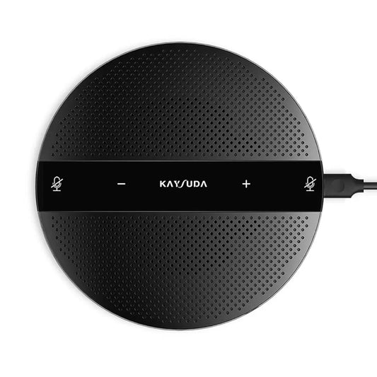 Kaysuda SP300U Speakerphone, Microphone Speaker, Conference Speaker Microphone, PC Mic, Omnidirectional Microphone, Supports Zoom, Skype, Teams, Google Meet and More Two-Way Calling, Online
