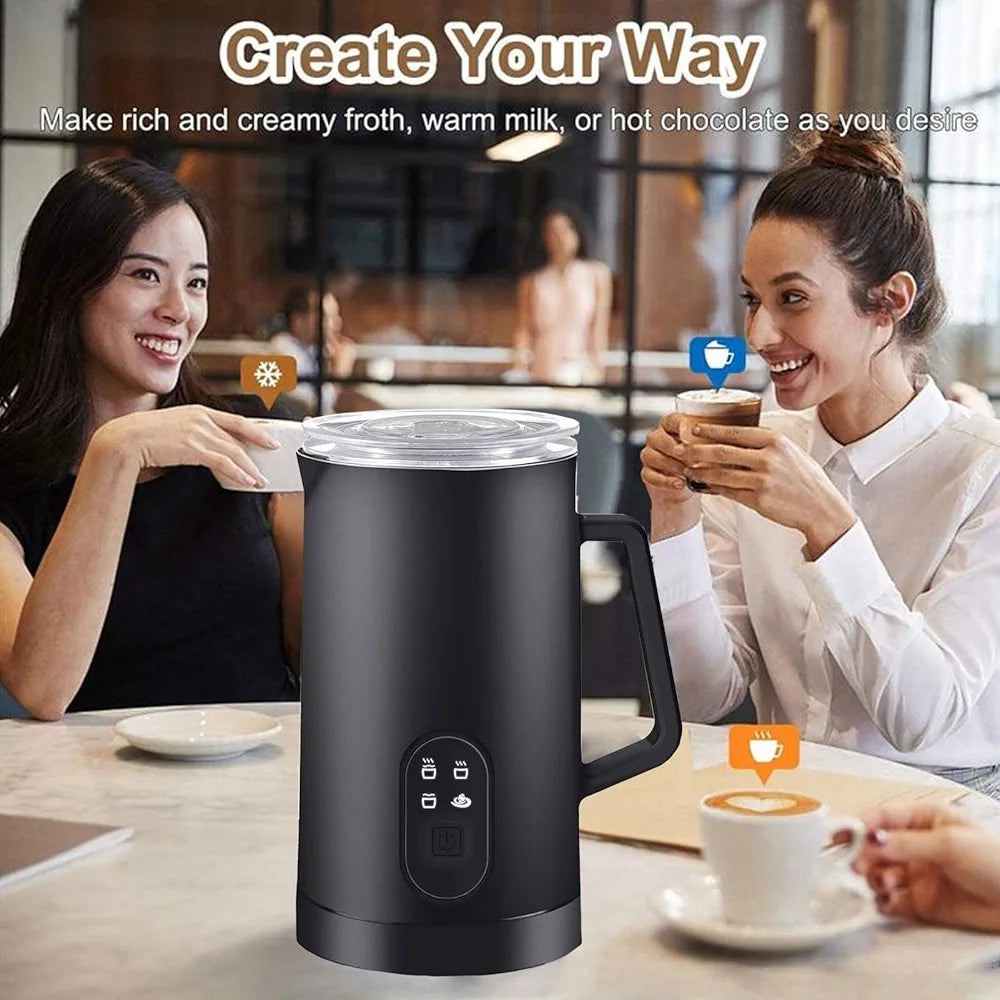Electric Milk 4in1 Frother300ml Large Capacity Foam Maker Milk Steamer