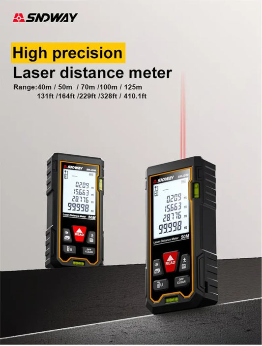 SNDWAY 105M Rangefinder Digital Laser Distance Meter High Precision Laser Tape Measure Trena Meter