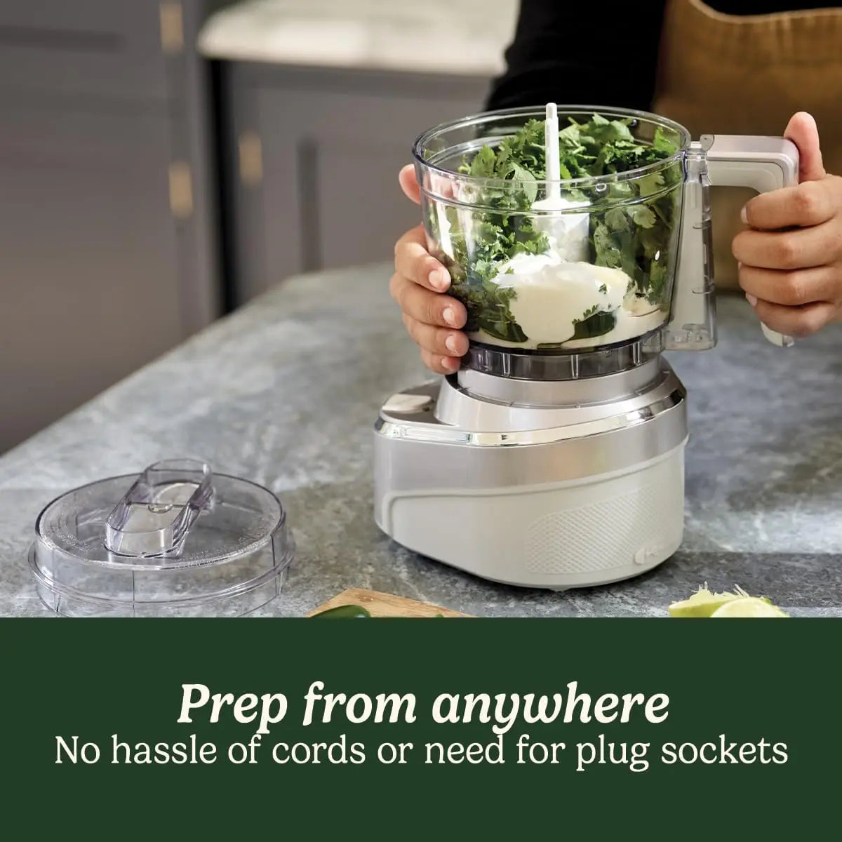 Cuisinart Cordless Prep Pro Chopper Compact Food Processor