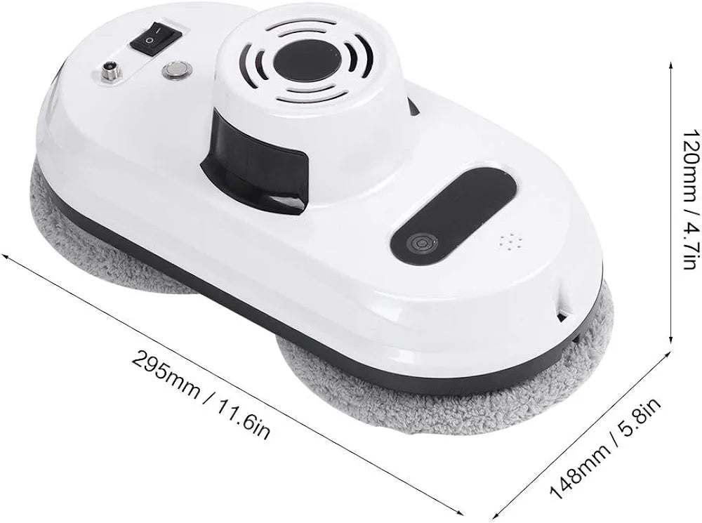 Window Cleaning Robot, Intelligent Automatic Remote Control Robot, Safety Anti-Drop, Glass Cleaning Wiping Machine for Home, Office, Building