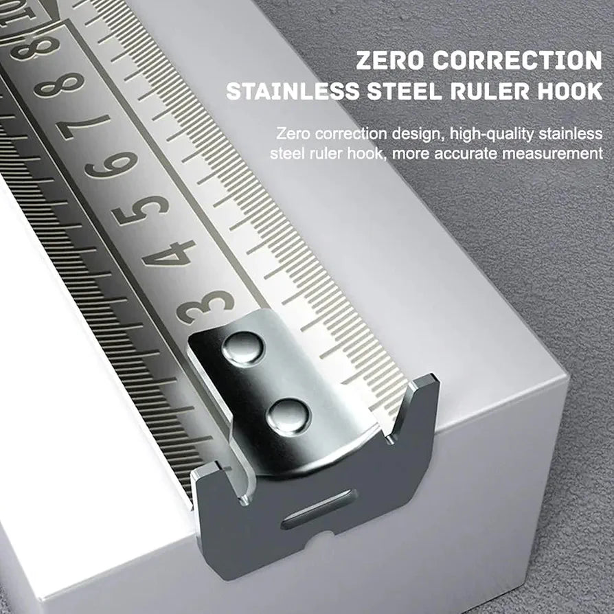 Retractable Ruler,Waterproof Tape Measure for Construction | Wear-Resistant Tape Measure with Slide Lock for Carpenter, Height, Length, Circumference Zankie