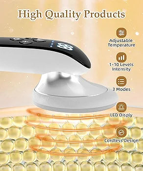 Body Sculpting Machine, Electric Cellulite Massager Handheld Cordless Massager for Belly Fat, Waist, Arm, Hip, Leg, Best Gift for Man&Women