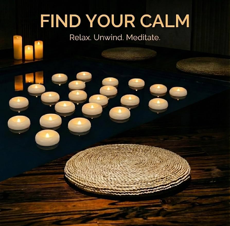 Flameless Water Floating LED Candles