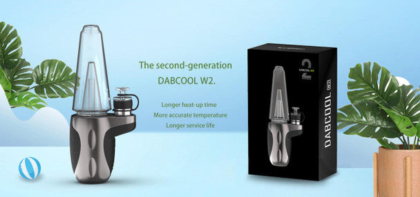 Exseed Dabcool W2 Second Generation Kit Water Pipe Vaporizer Kit 1500mAh