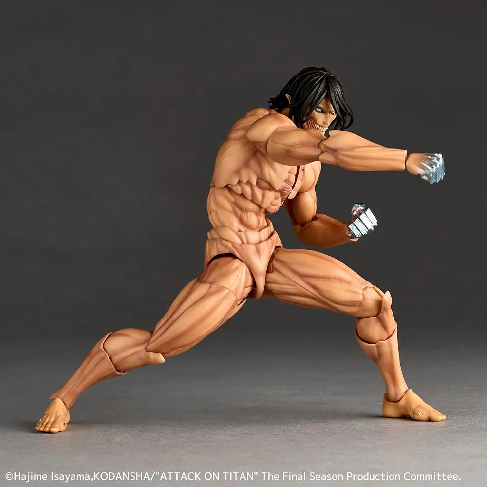 Revoltech Amazing Yamaguchi Attack on Titan Eren Yeager Action Figure