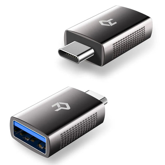 Rankie USB C Adapter Hi-speed USB Type C to USB-A 3.0, 2-Pack, Black