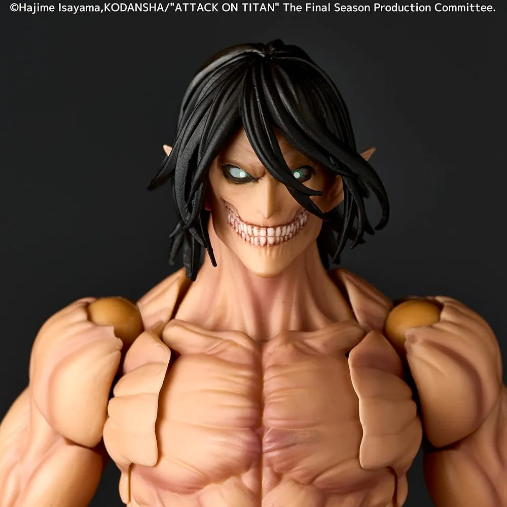Revoltech Amazing Yamaguchi Attack on Titan Eren Yeager Action Figure