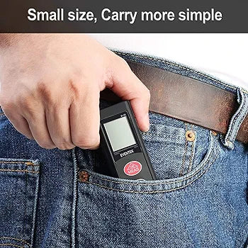 Laser Distance Meter, Eventek Portable Laser Measure Tool with Backlight, Distance Measure for Volume/Area/Pythagorean