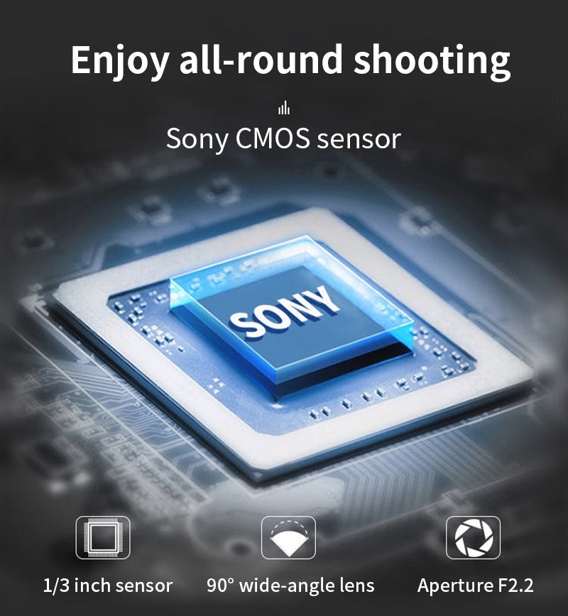 ORDRO EP7 Head Wearable 4K 60fps Video Sony sensor Camera With Remote Control