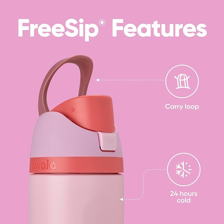 Owala FreeSip Insulated Stainless Steel Water Bottle with Straw