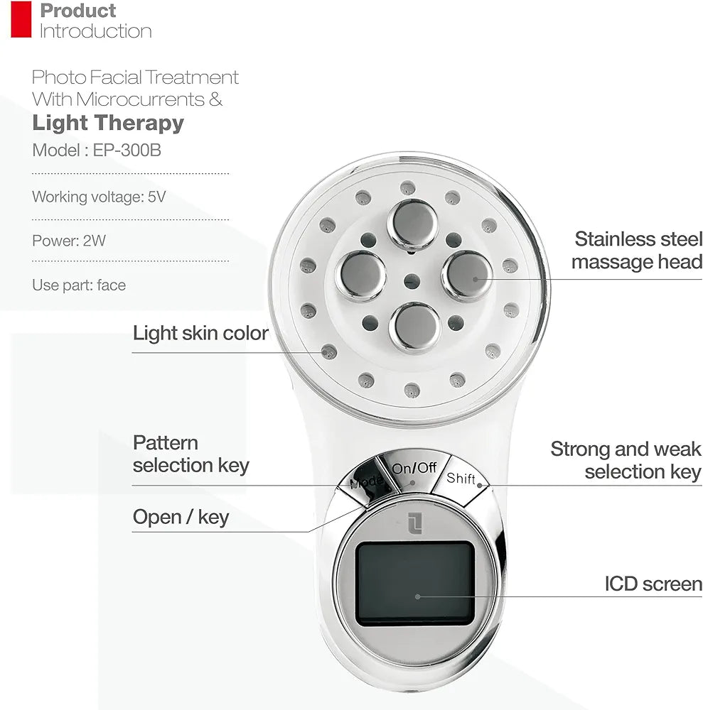 Lifetrons Photon Facial Treatment with Microcurrents & Light Therapy