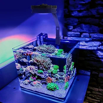 Lominie Aquarium Plant Light 30W Freshwater LED Aquarium Light Full Spectrum with Remote Control for Refugium Shrimp Tropical Fish Tank)
