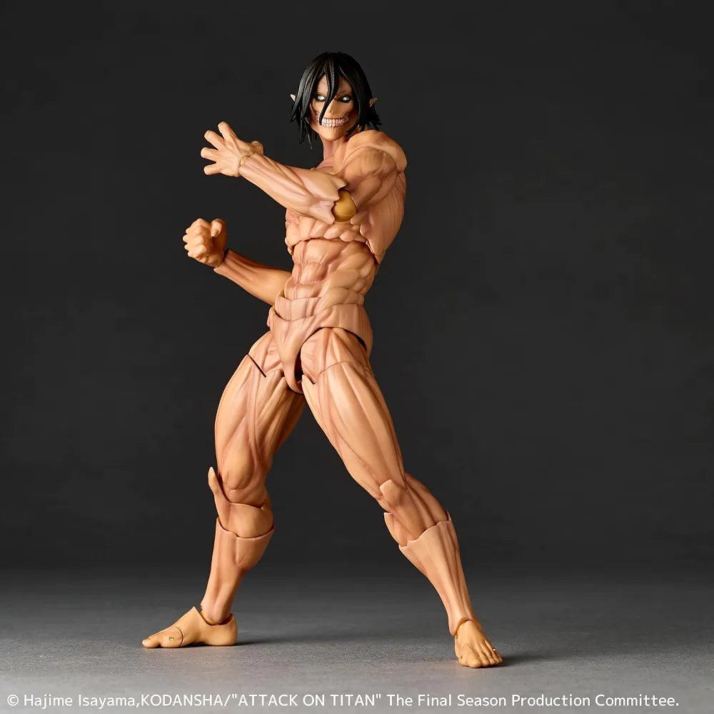 Revoltech Amazing Yamaguchi Attack on Titan Eren Yeager Action Figure