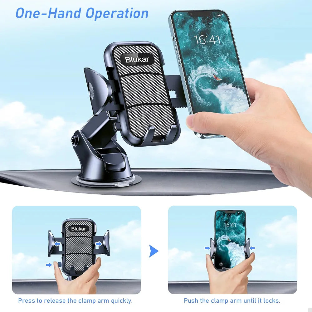Blukar Car Phone Holder 360 Adjustable