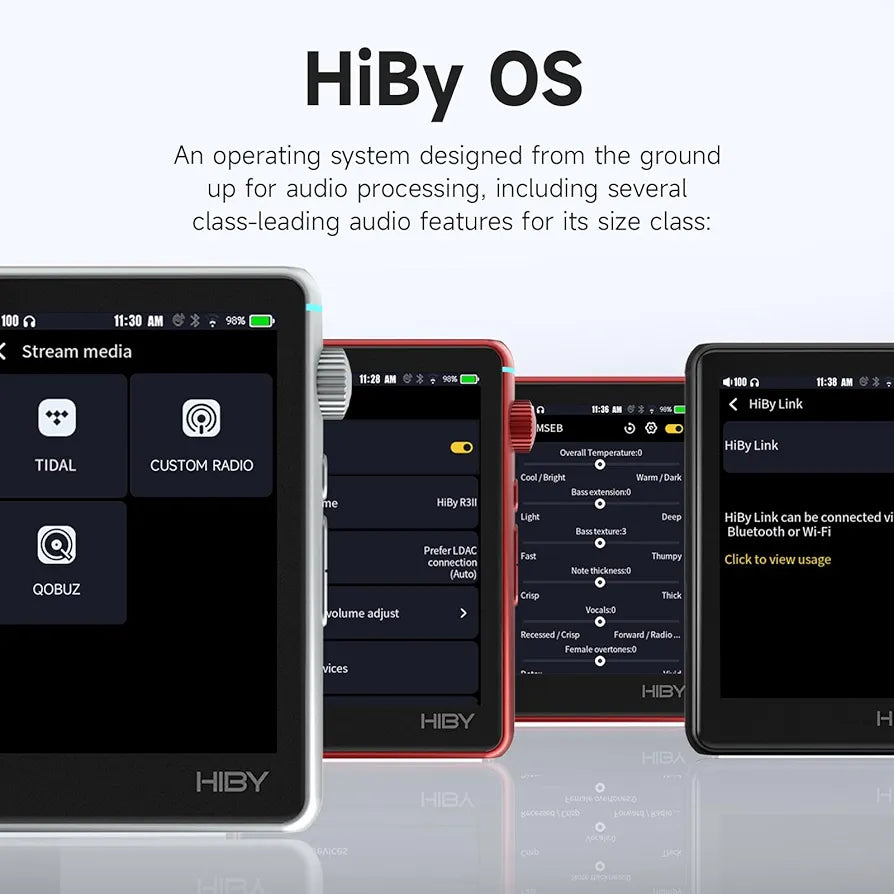 HiBy R3 II / R3 Gen2 MP3 Bluetooth WiFi Music Player Portable HiFi Lossless Digital Audio Player MSEB MQA16X DSD256 DAC Walkman