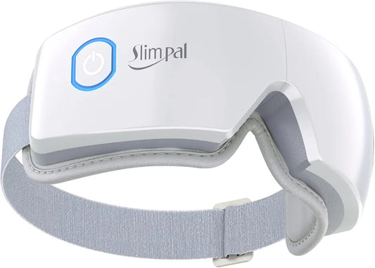 Slimpal Eye Massager, Heated Eye Massager for Migraines, Headache Massager with Heat and Vibration, Eye Strain Relief, Temple Massager for Sleep, Relaxation Gifts for Women/Men