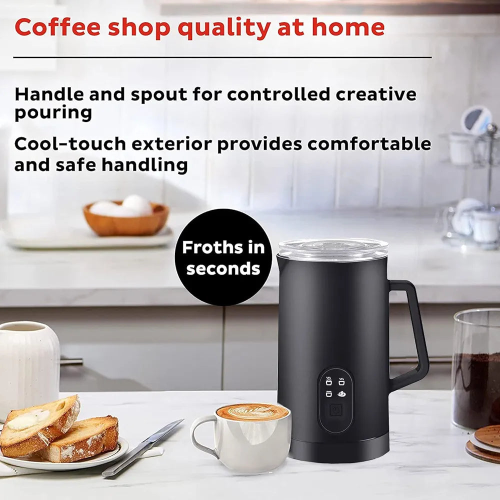 Electric Milk 4in1 Frother300ml Large Capacity Foam Maker Milk Steamer