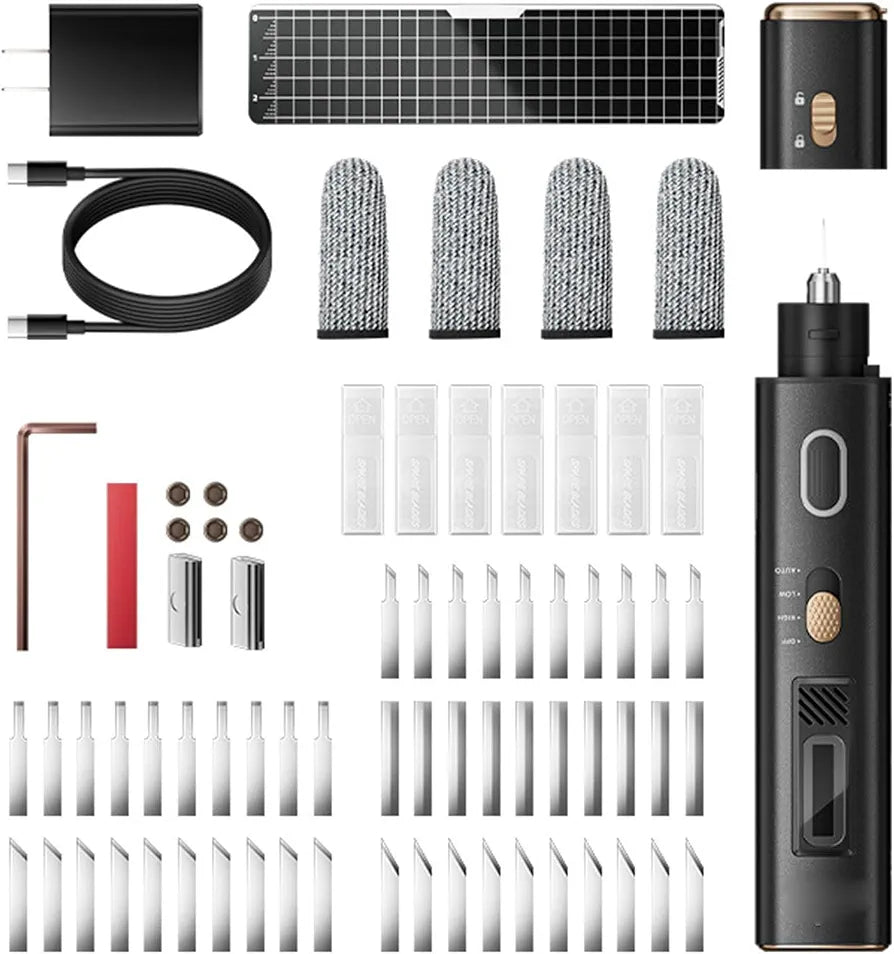 Ultrasonic Cutter Knife Polisher 40 kHz 2in1 Refining 3D Printed Models Leather Wood Plastic Fabric and Metal Sanding