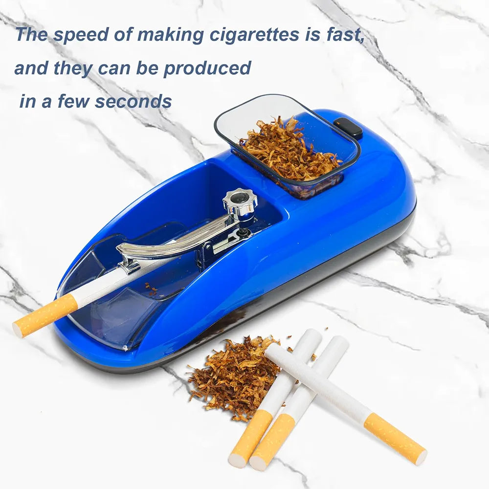 Electric Cigarette Rolling Machine, Automatic Cigarette Rolling Machine, Automatic Tobacco Roller Maker, Suitable for 8 and 6.5 MM Diameter Size Cigarette Paper Tube …