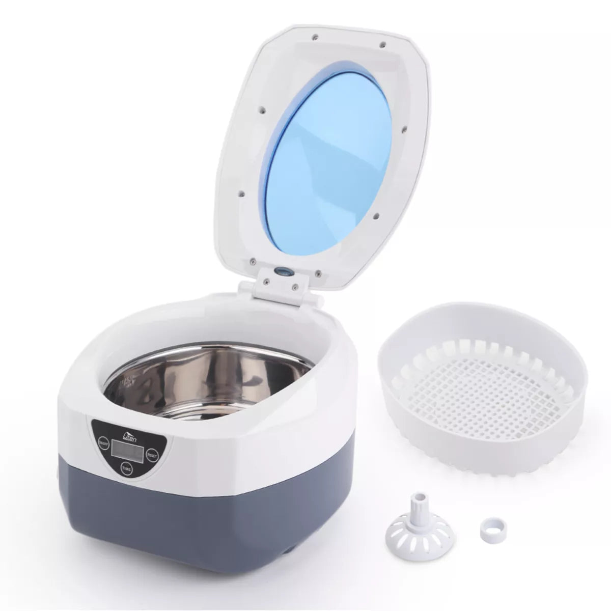 UTEN 40 Khz ultrasonic Ultrasound Cleaner VGT-1000 with LED Display, 0.75L Tank